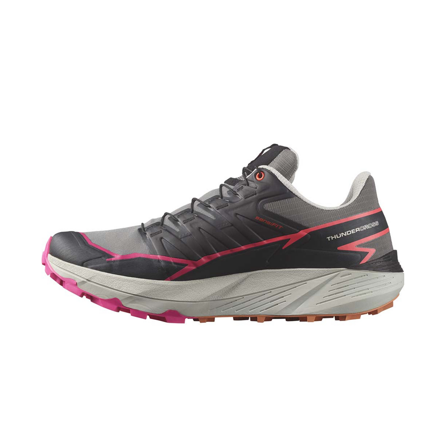 Salomon Men's Thundercross Trail Running Shoes (Plum Kitten/Black/Pink G)