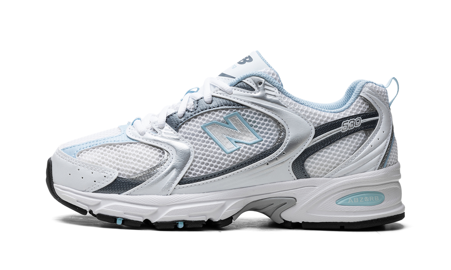 530 "White / Dark Arctic Grey / Light Chrome Blue"