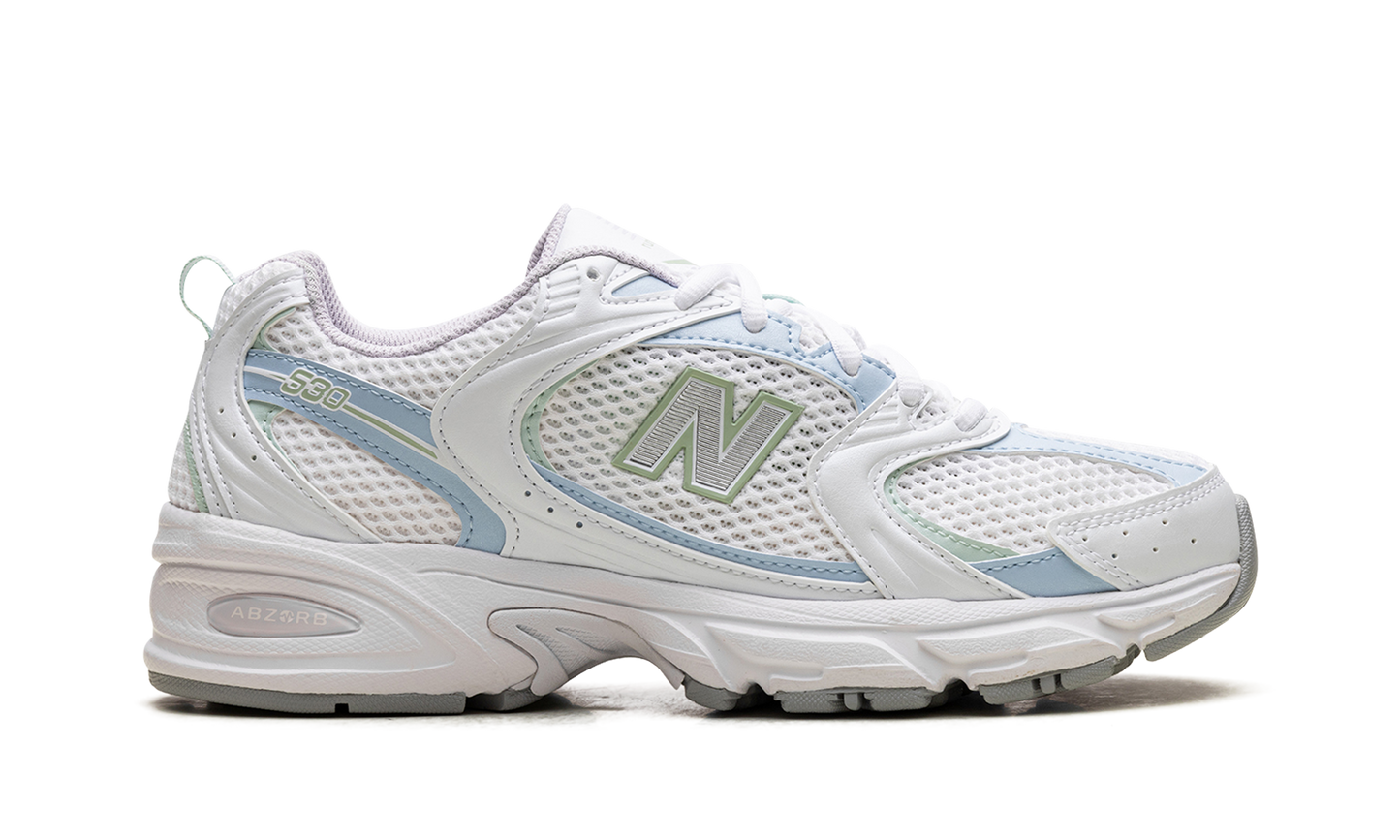 530 "White Light Chrome Blue Clay Ash"