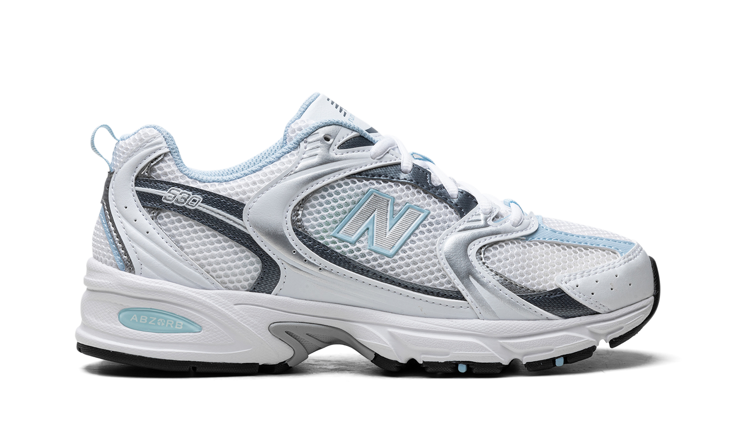 530 "White / Dark Arctic Grey / Light Chrome Blue"