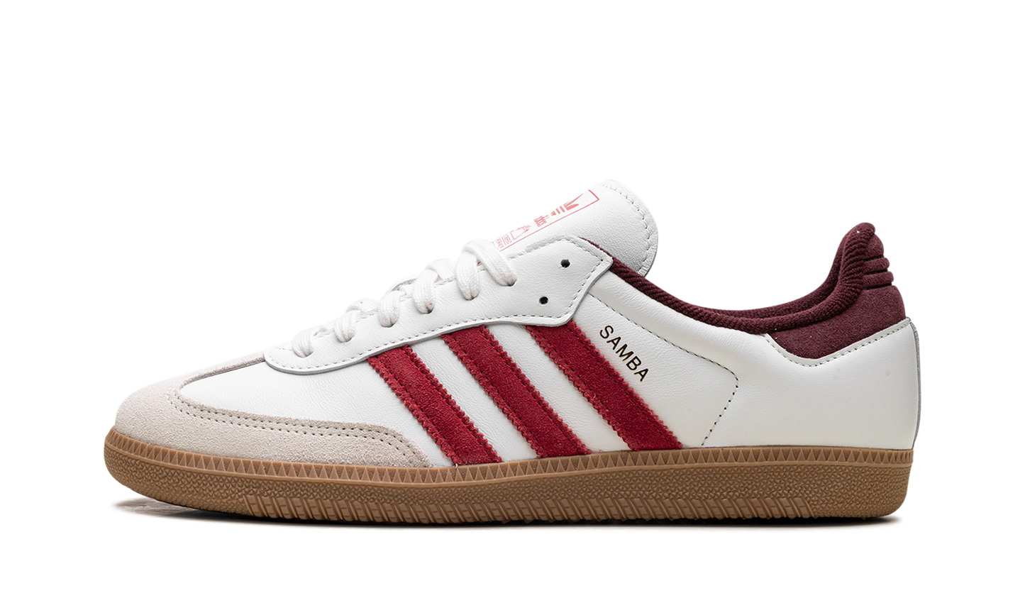 Samba OG "Core White Better Scarlet"