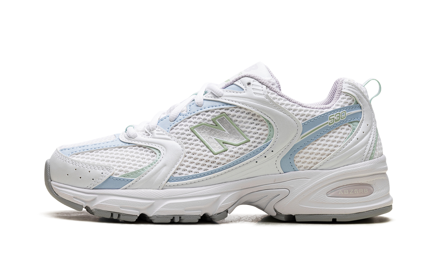 530 "White Light Chrome Blue Clay Ash"