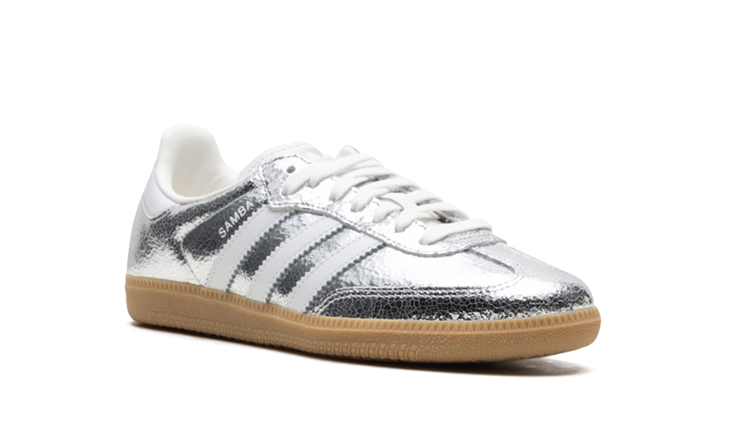 Samba OG WMNS "Silver Metallic Cracked Leather"