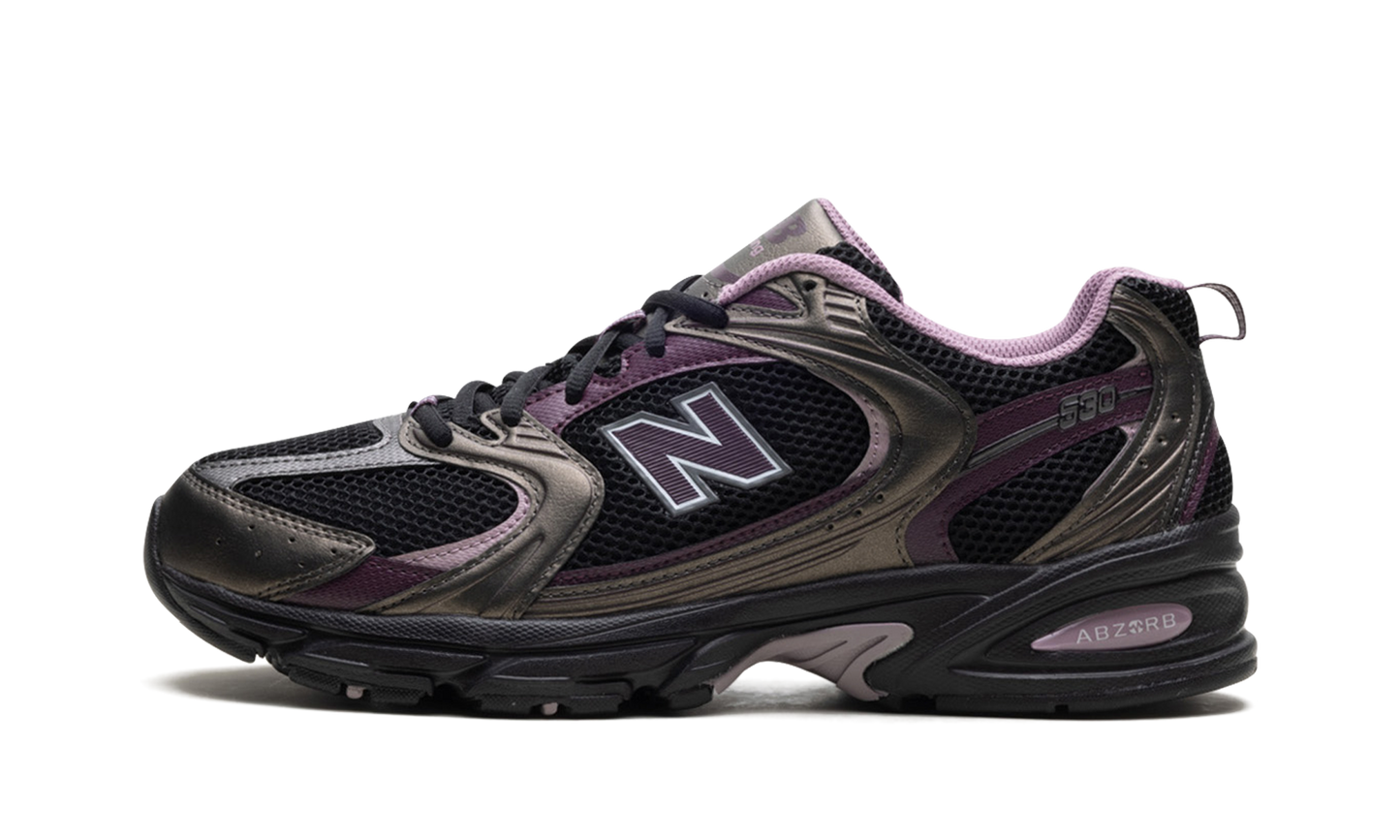 530 "Black Metallic Plum Brown"