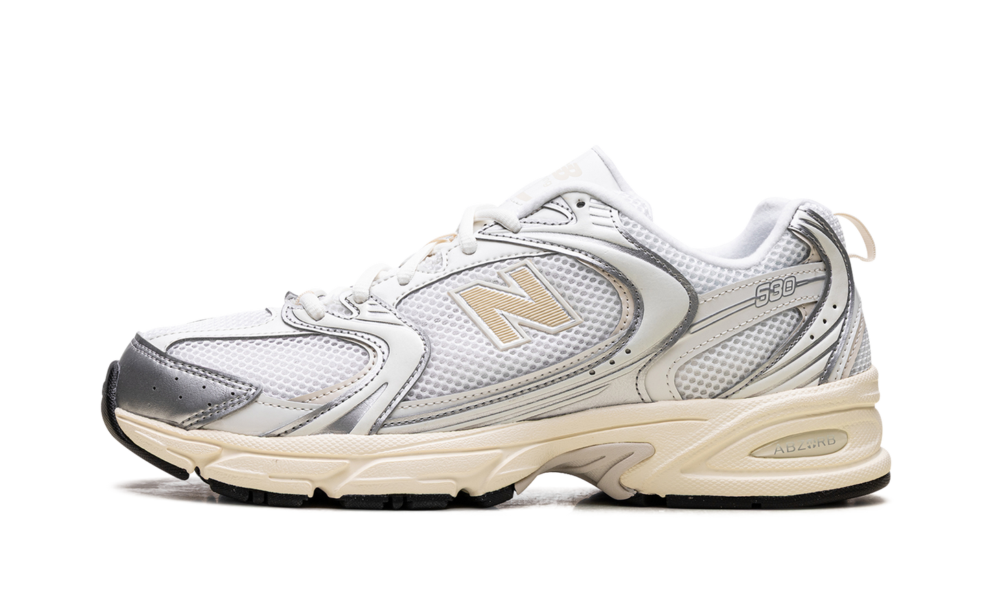 530 "Silver Metallic / Linen"